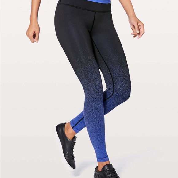 Lululemon size 10 Wunder under Hi rise tight ombré speckle 28 in. - Picture 3 of 3